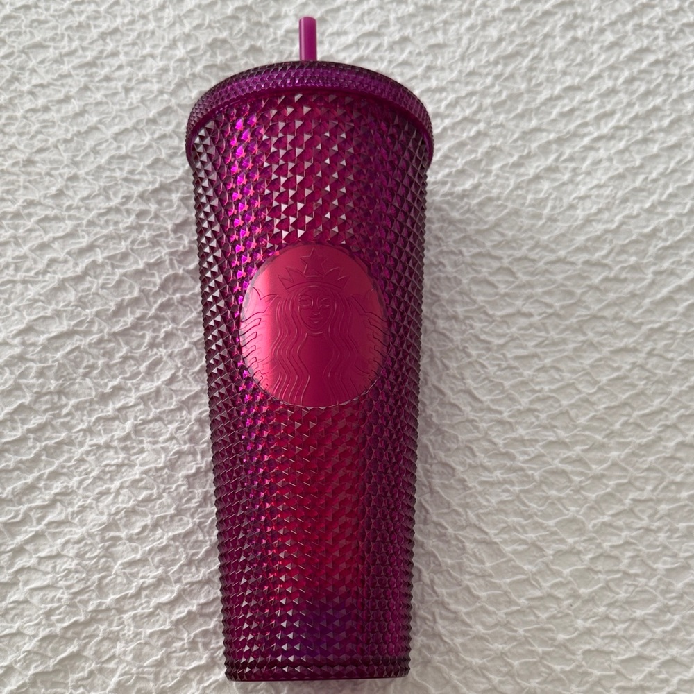 Starbucks Fuchsia Textured Tumbler
